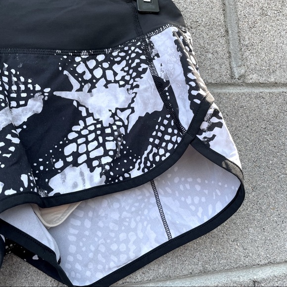 Lululemon Speed Short Static Mist White Black - Picture 4 of 9